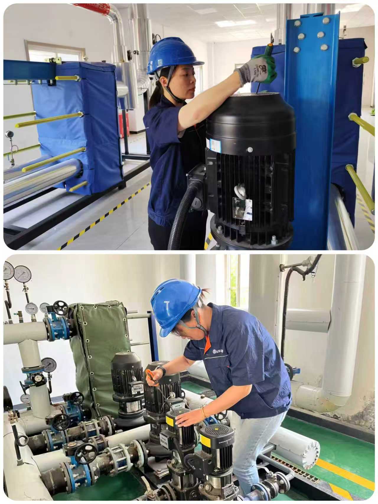 山東聚源熱力公司桂英供熱區(qū)域 全面做好供熱系統(tǒng)注水試壓準(zhǔn)備工作